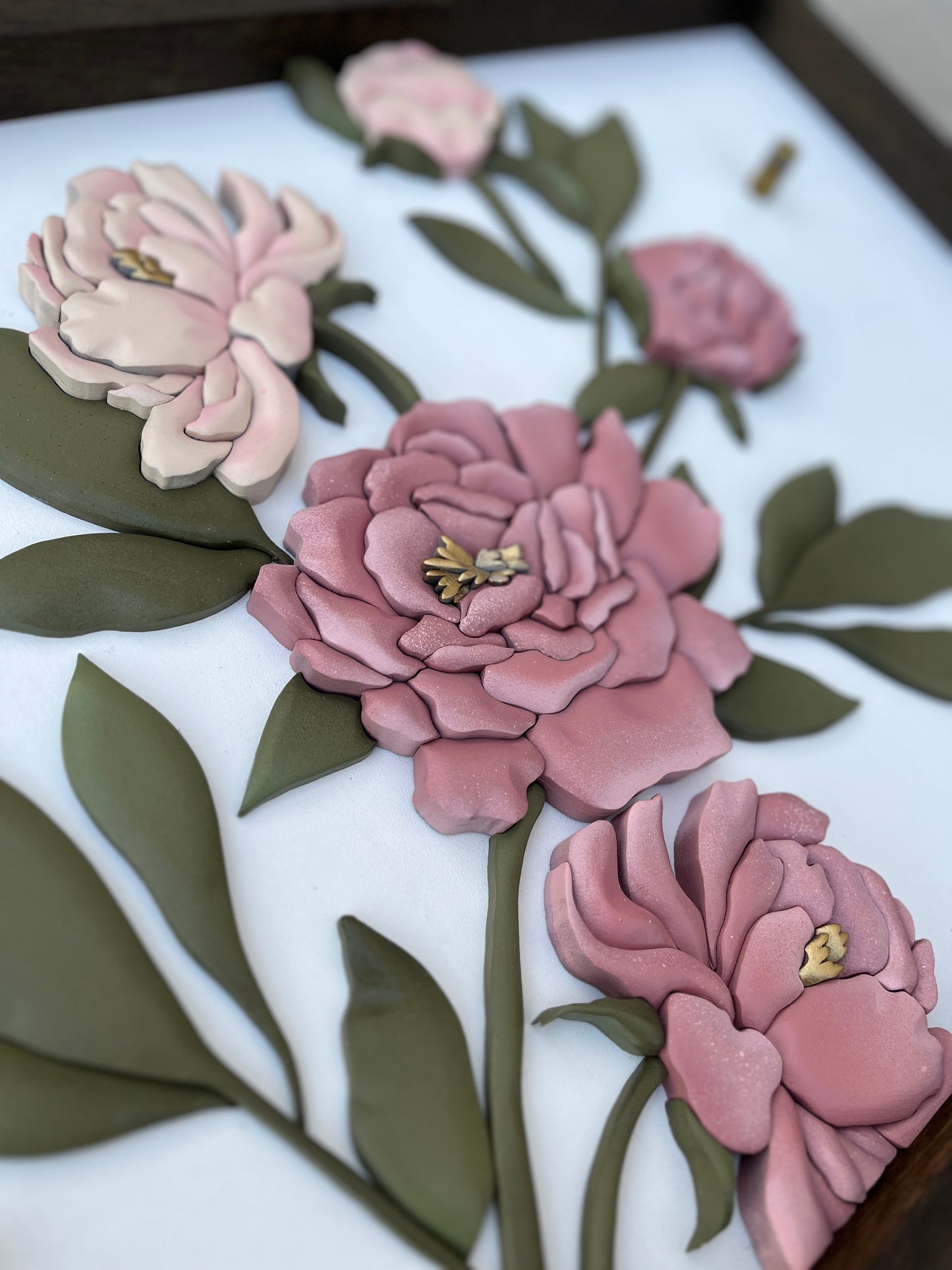 Holman Last Name - Floral Sign