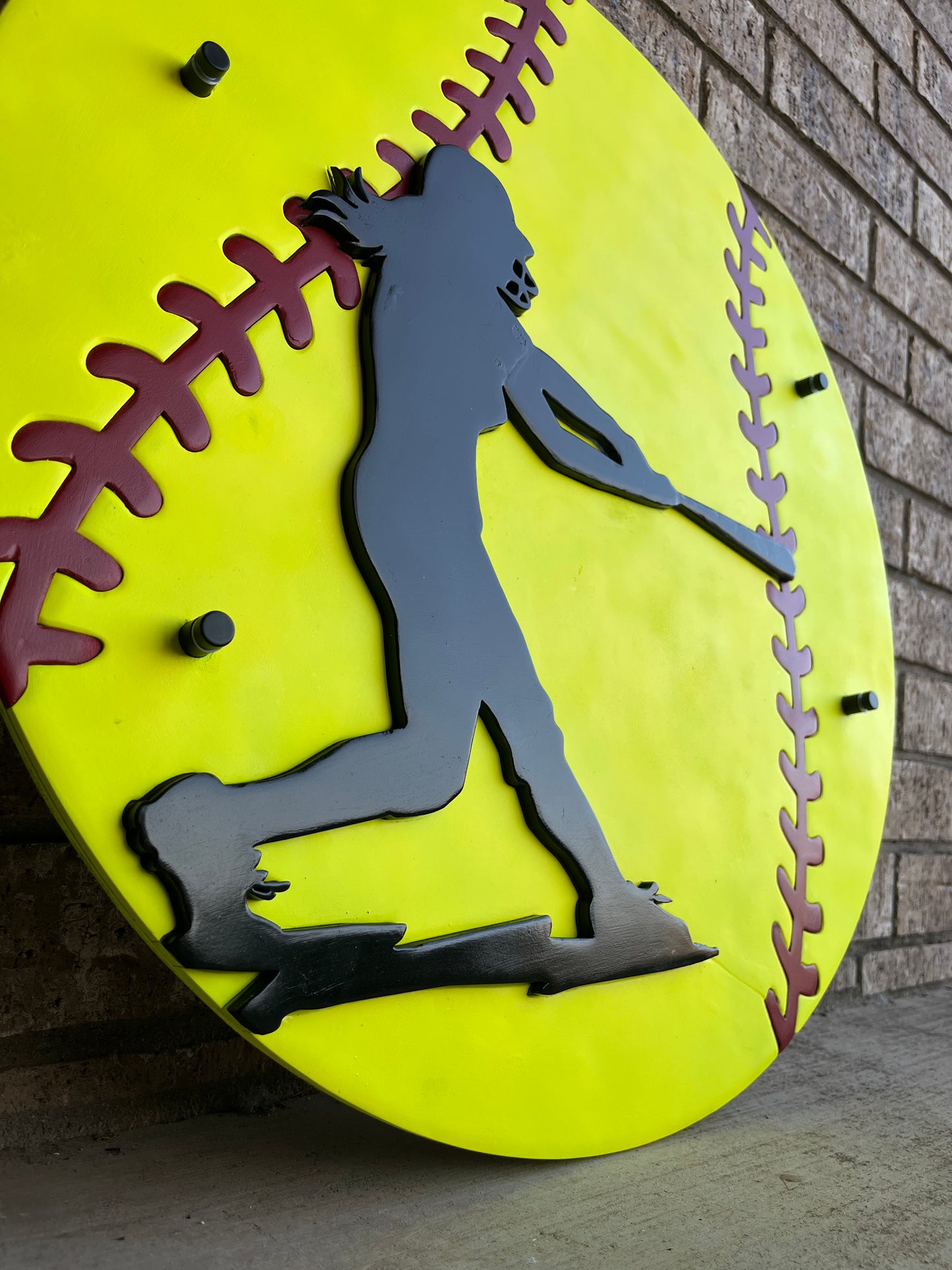 Issabela Softball Nursery Sign