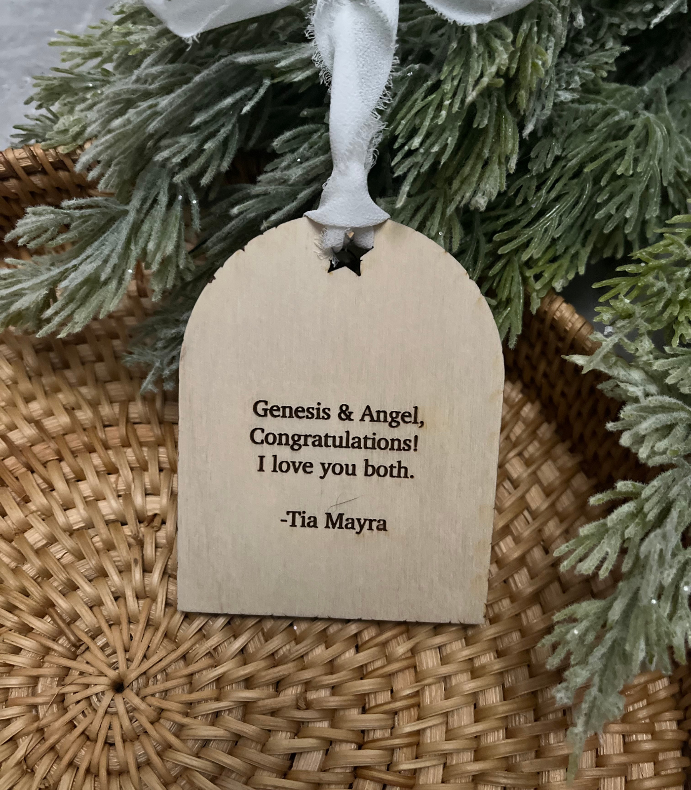 Married & Bright Ornament