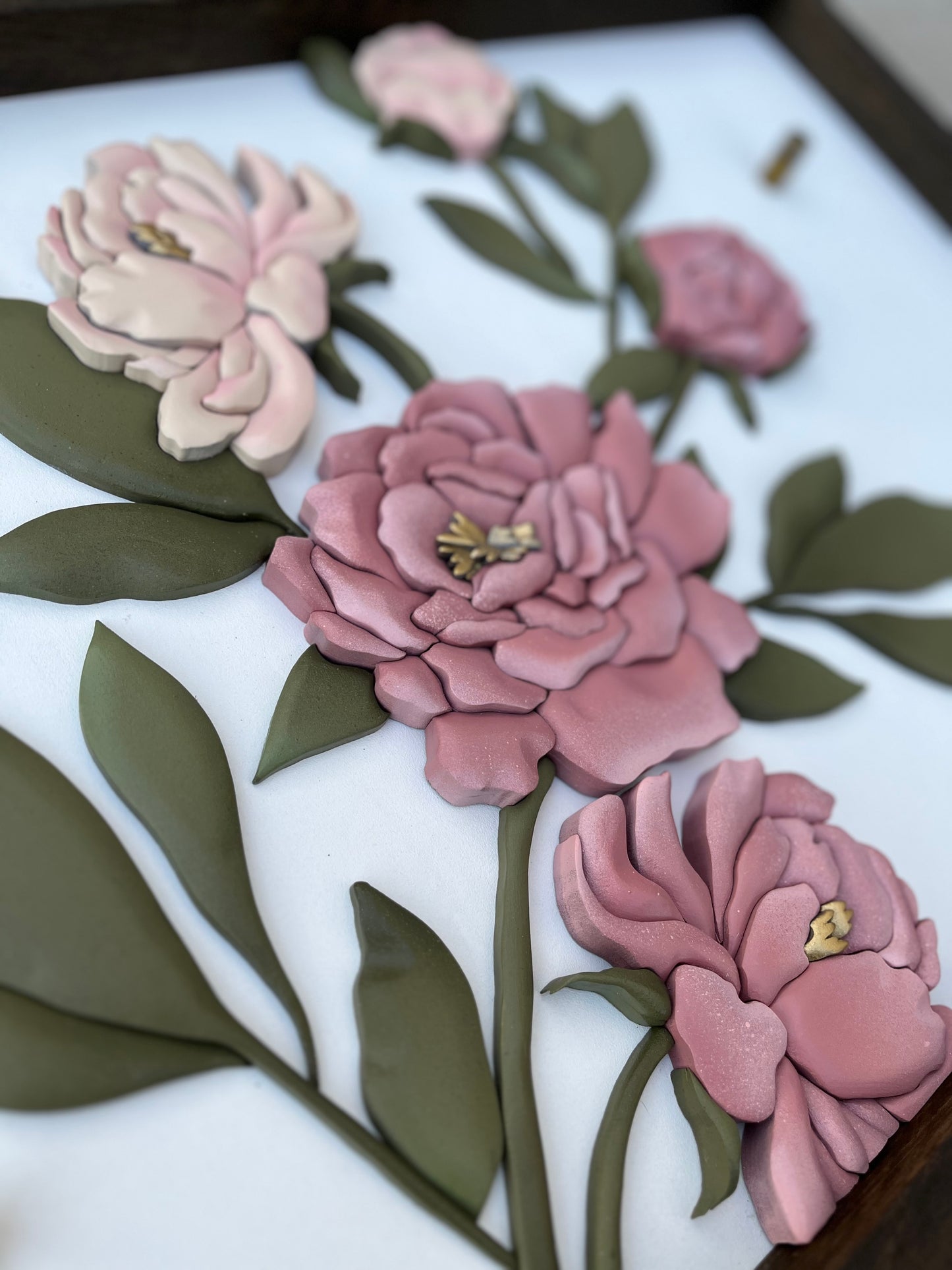 Holman Last Name - Floral Sign