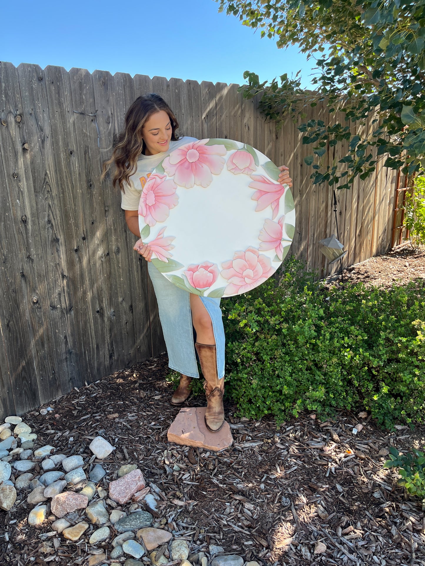 Madelyn All Around Floral Nursery Sign