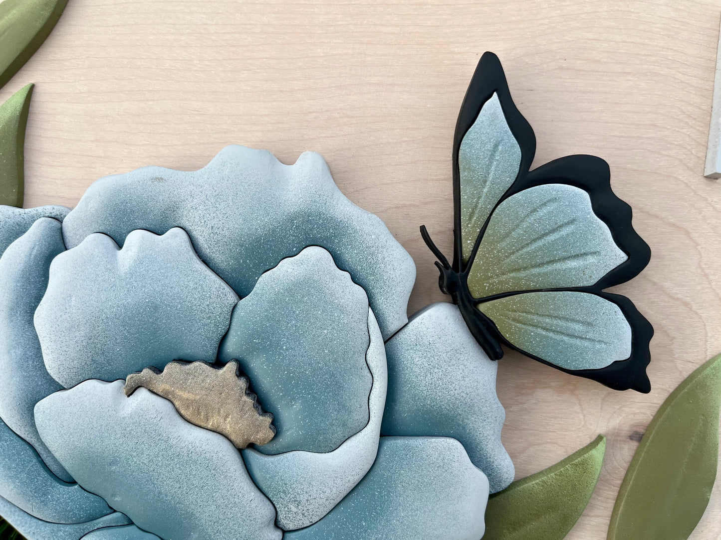 Dakota Floral Nursery Sign - Wood Sign