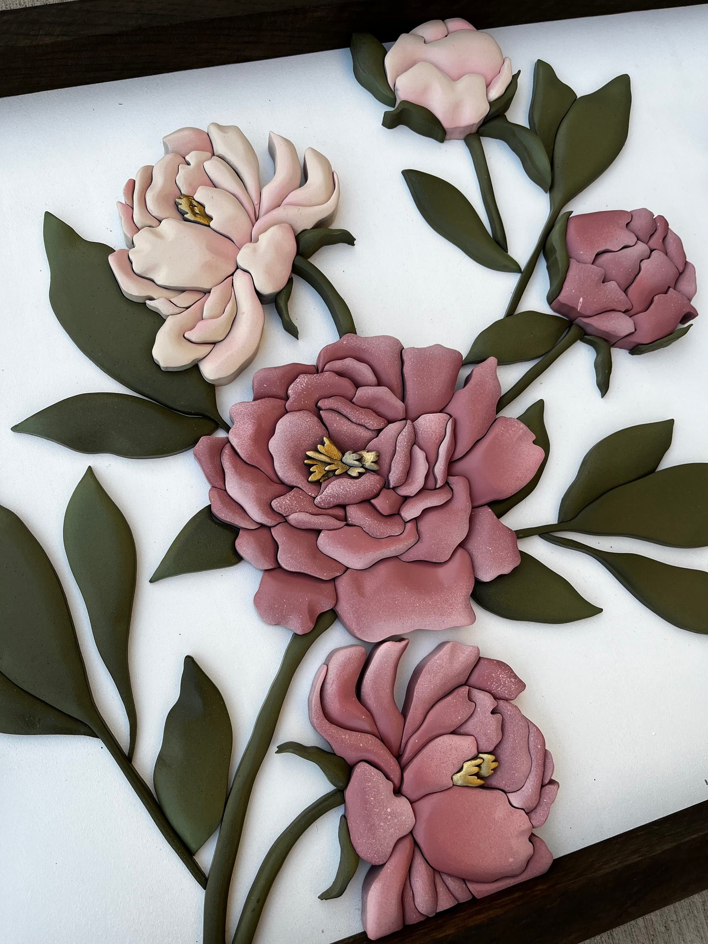 Holman Last Name - Floral Sign