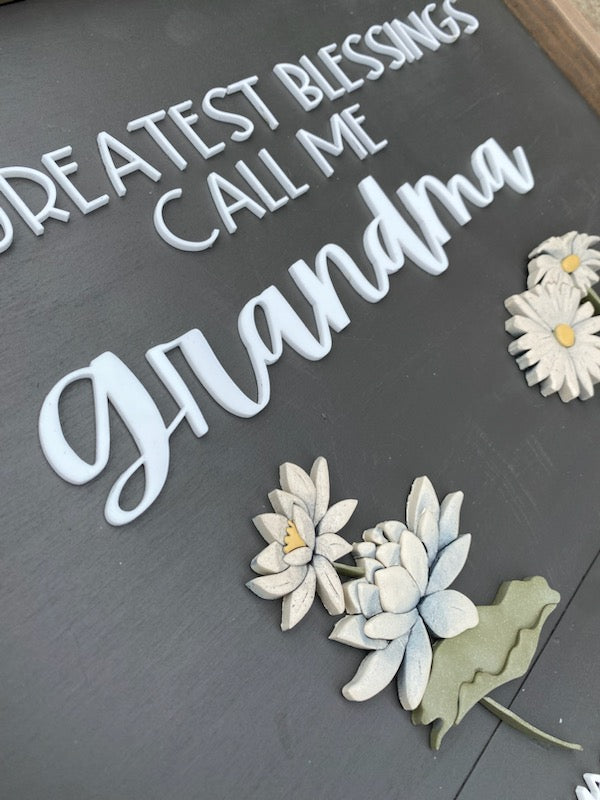 My Greatest Blessings - Birth Flower Sign