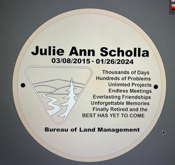 Custom Retirement Sign 10”