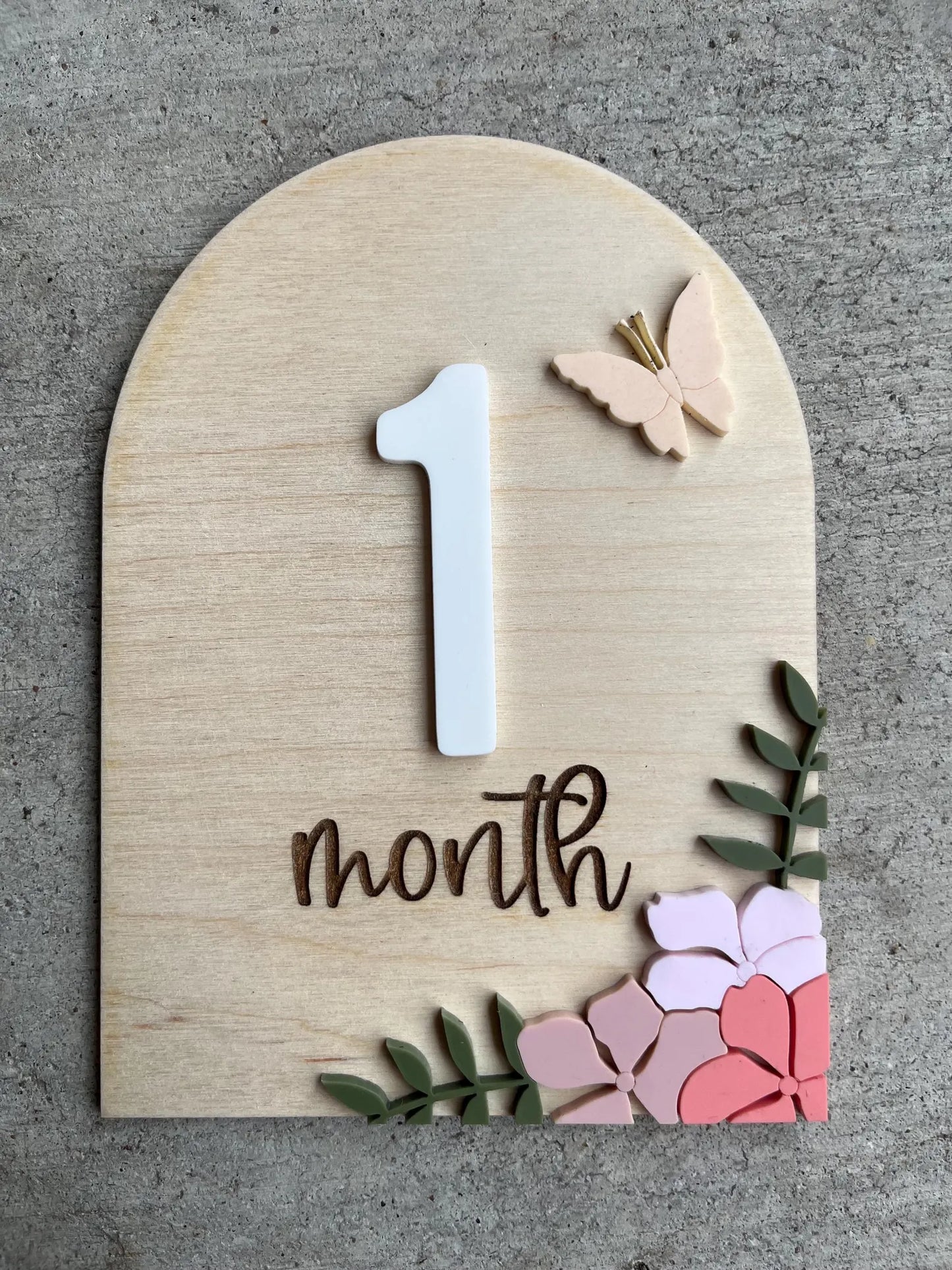 Birth Stat Floral Arch - Digital Download SVG