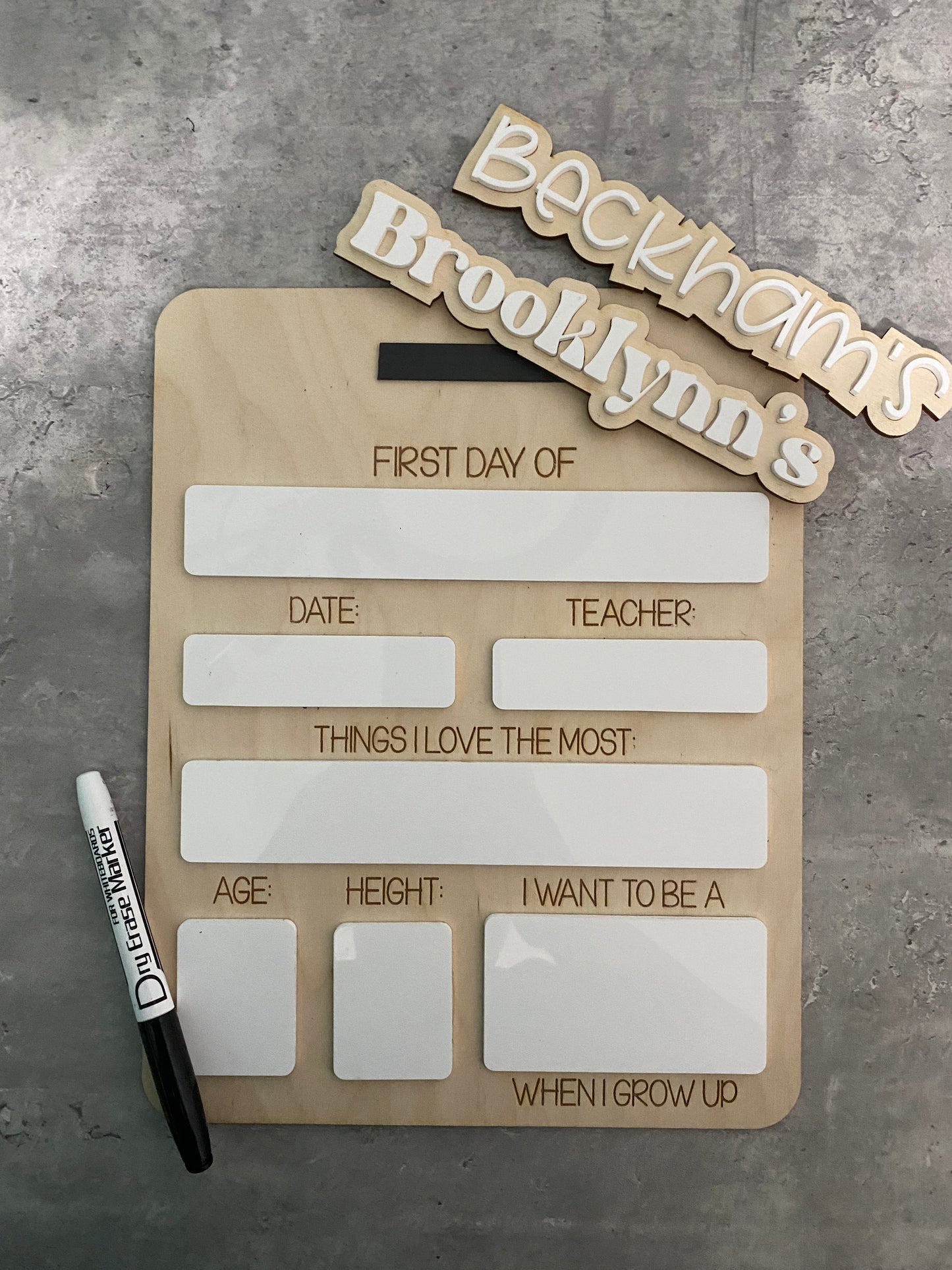 Back to School Sign