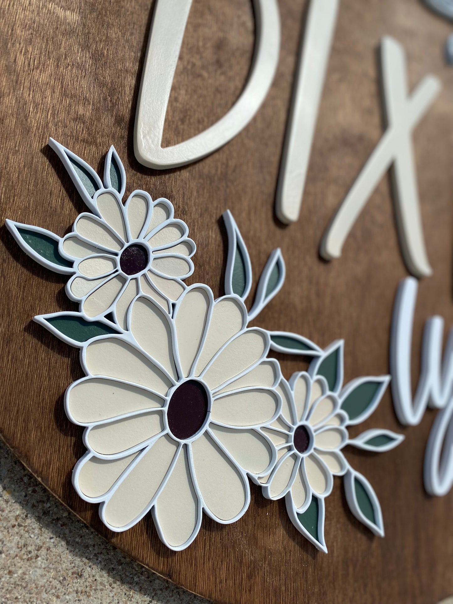 Addilynn Floral Nursery Sign - Wood Sign