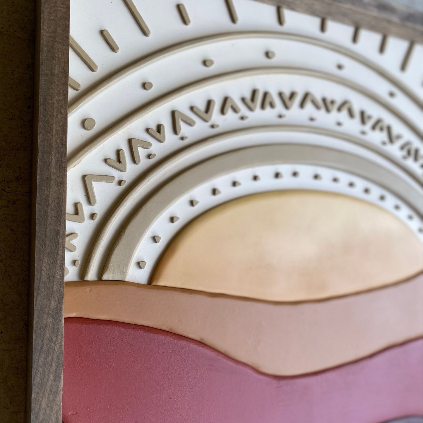 Boho Hillside 3D Sign