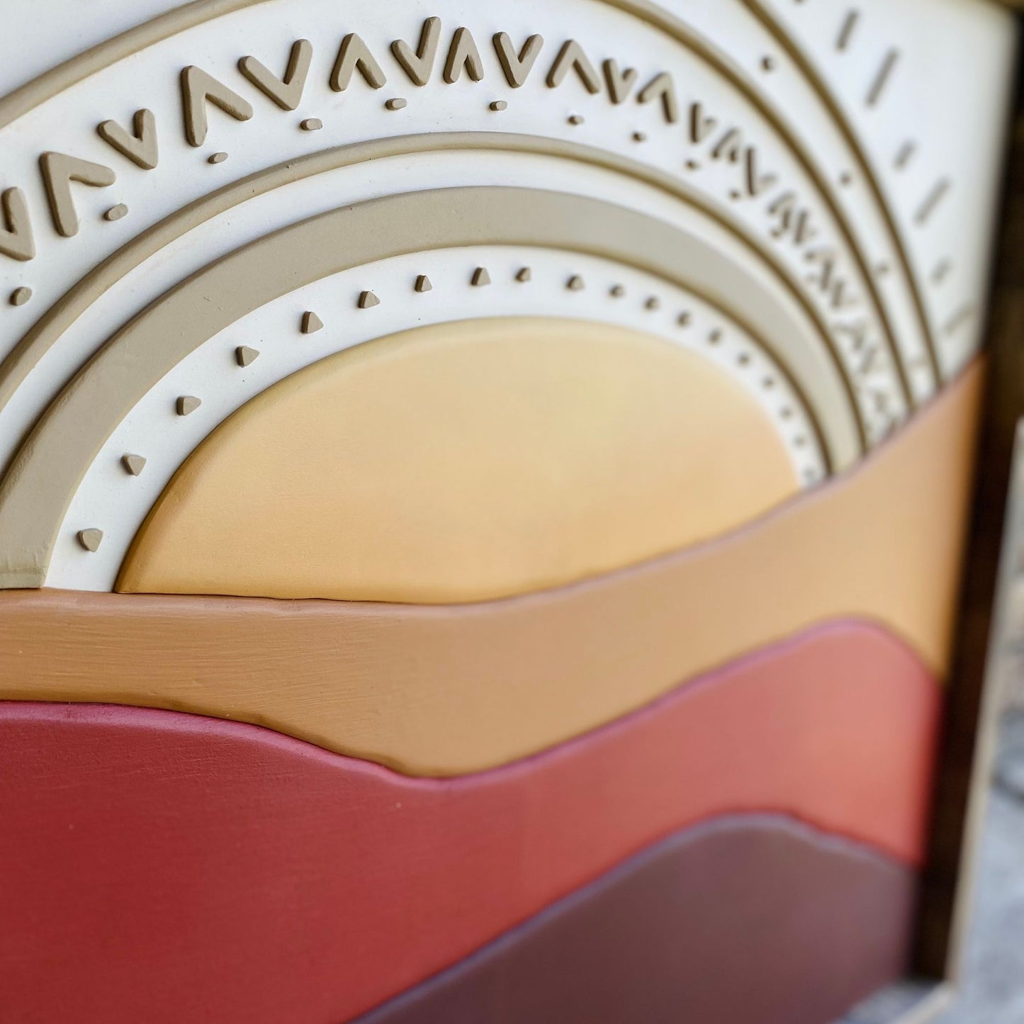 Boho Hillside 3D Sign