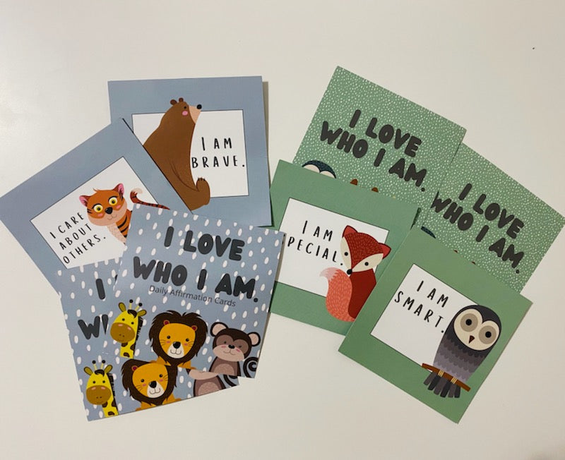 Daily Affirmation Cards for Children Bundle
