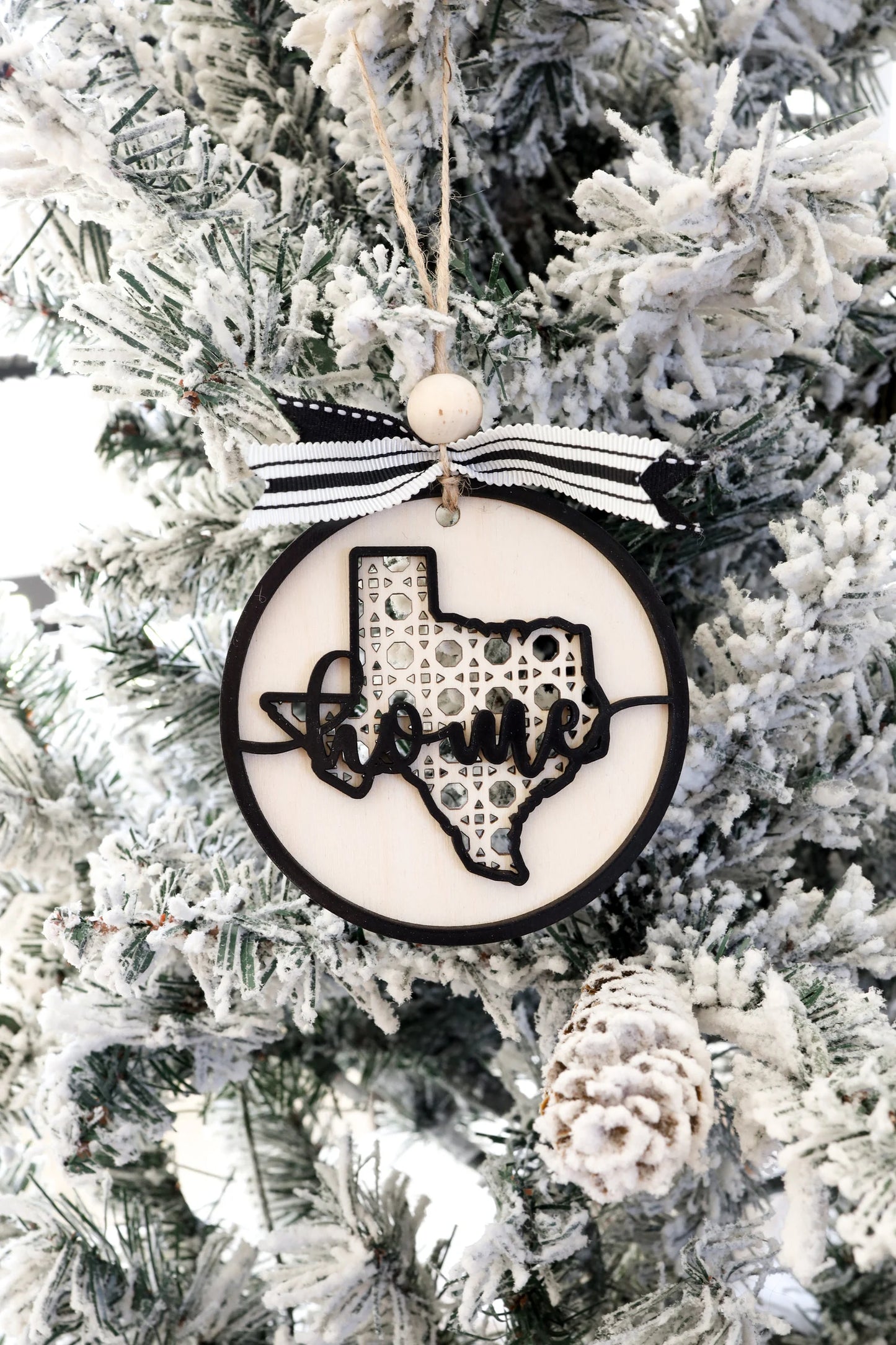 Home State Rattan Cane Ornament
