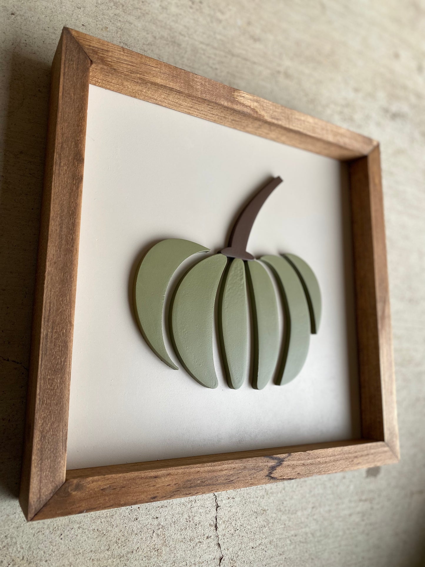 Fall Pumpkin Wood Sign