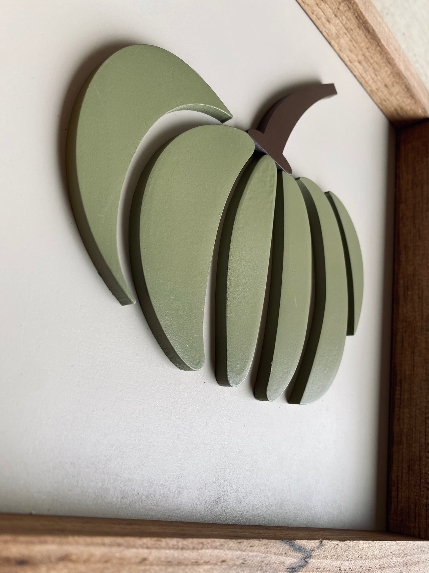 Fall Pumpkin Wood Sign