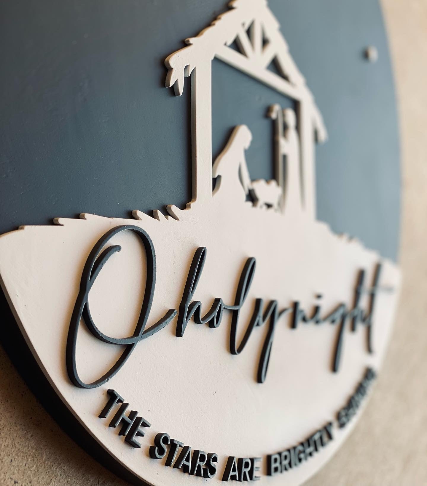 O Holy Night - Wood Sign
