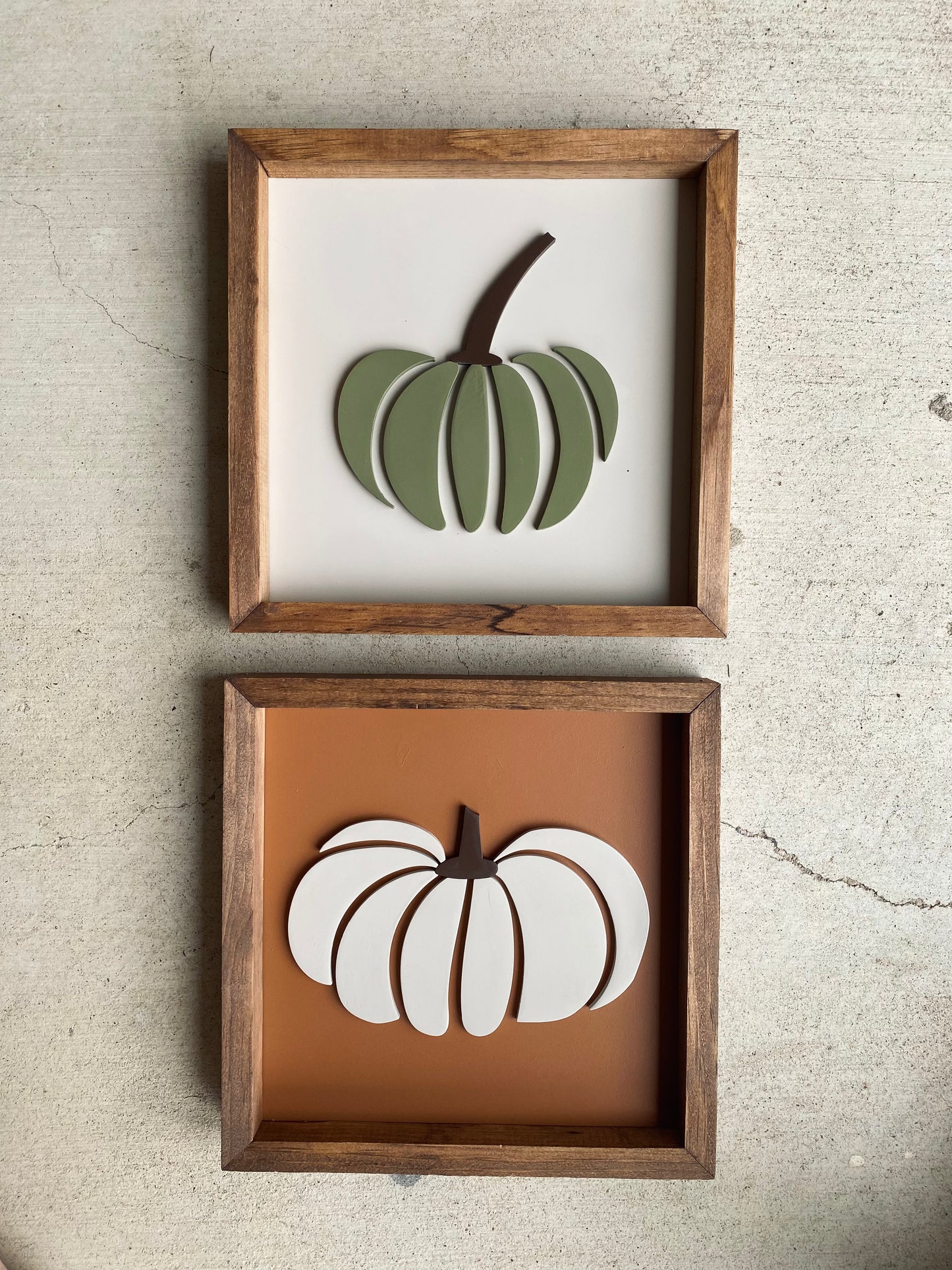 Fall Pumpkin Wood Sign
