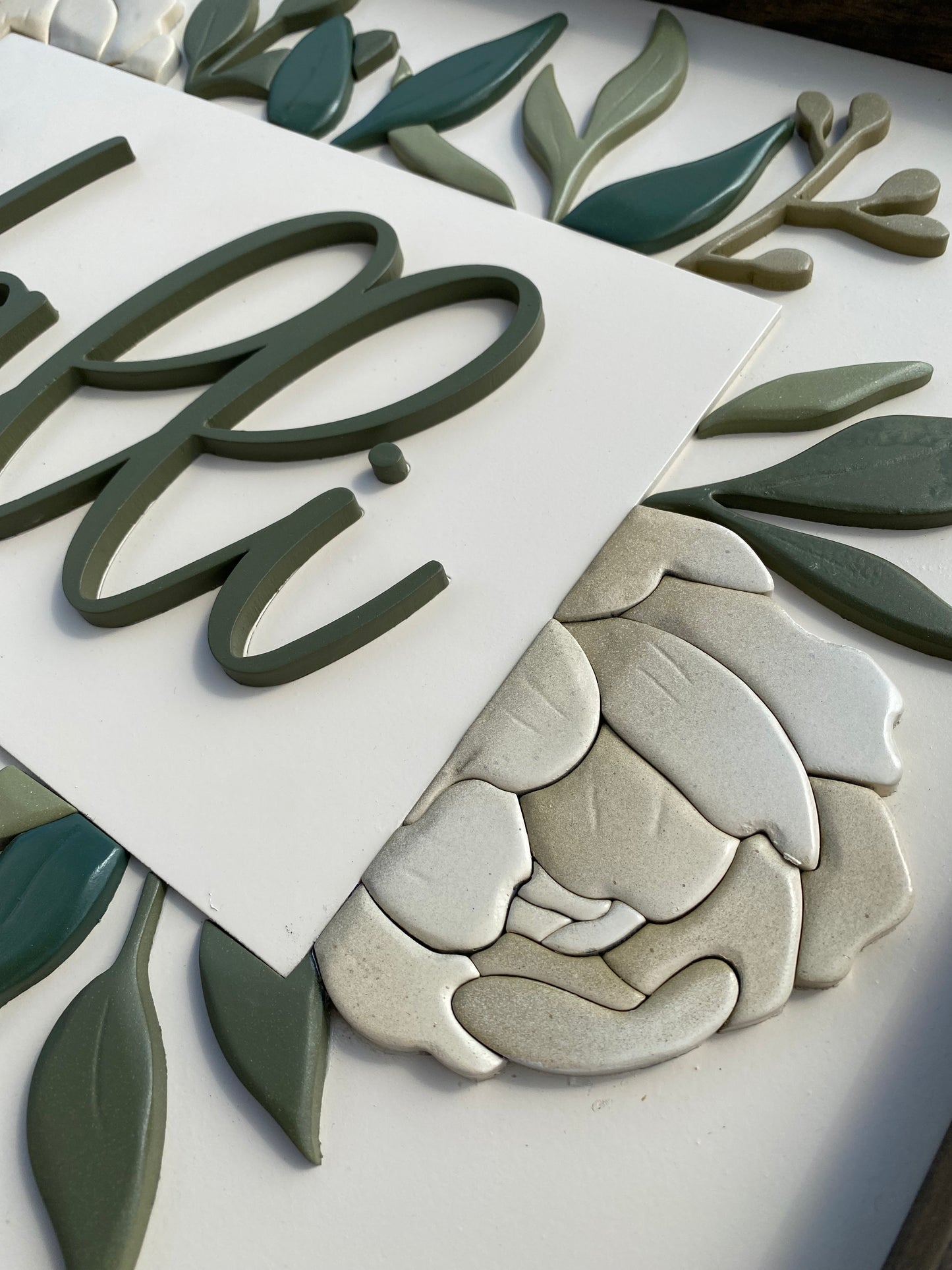 Vallie Floral Name Sign