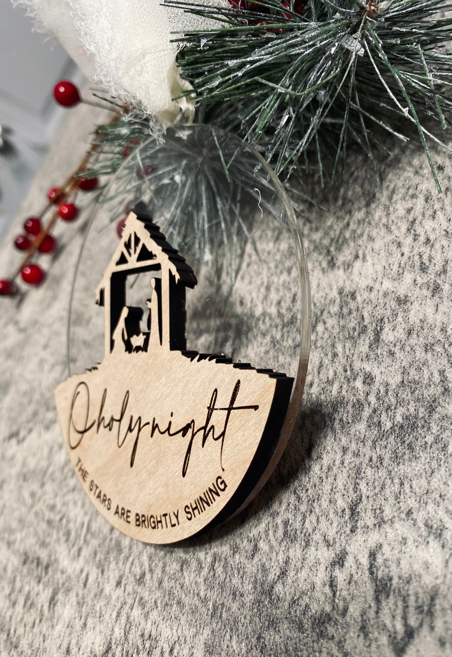 O Holy Night Christmas Ornament