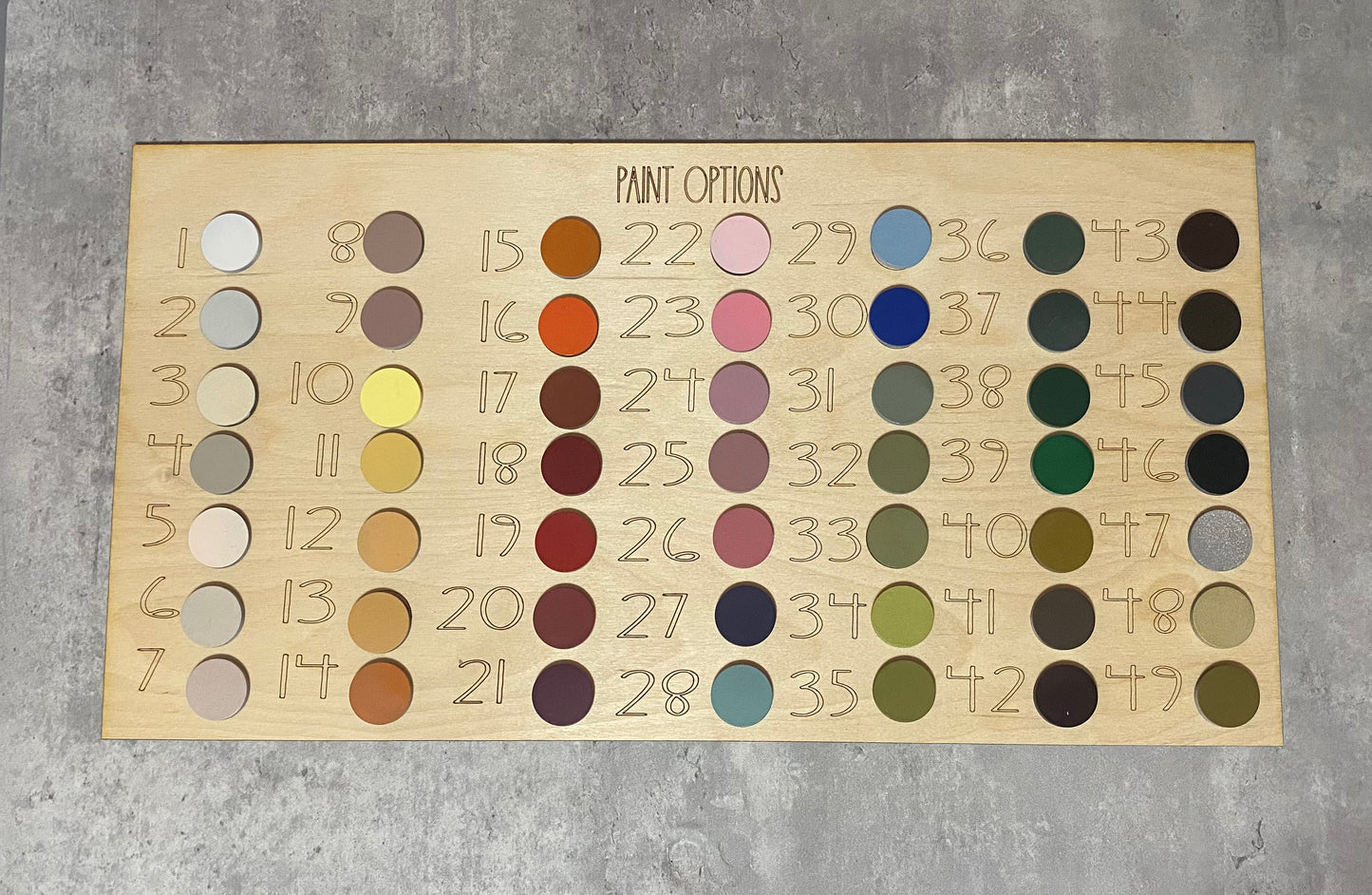 Baby Milestone Markers - Rattan Cane & Interchangeable Numbers