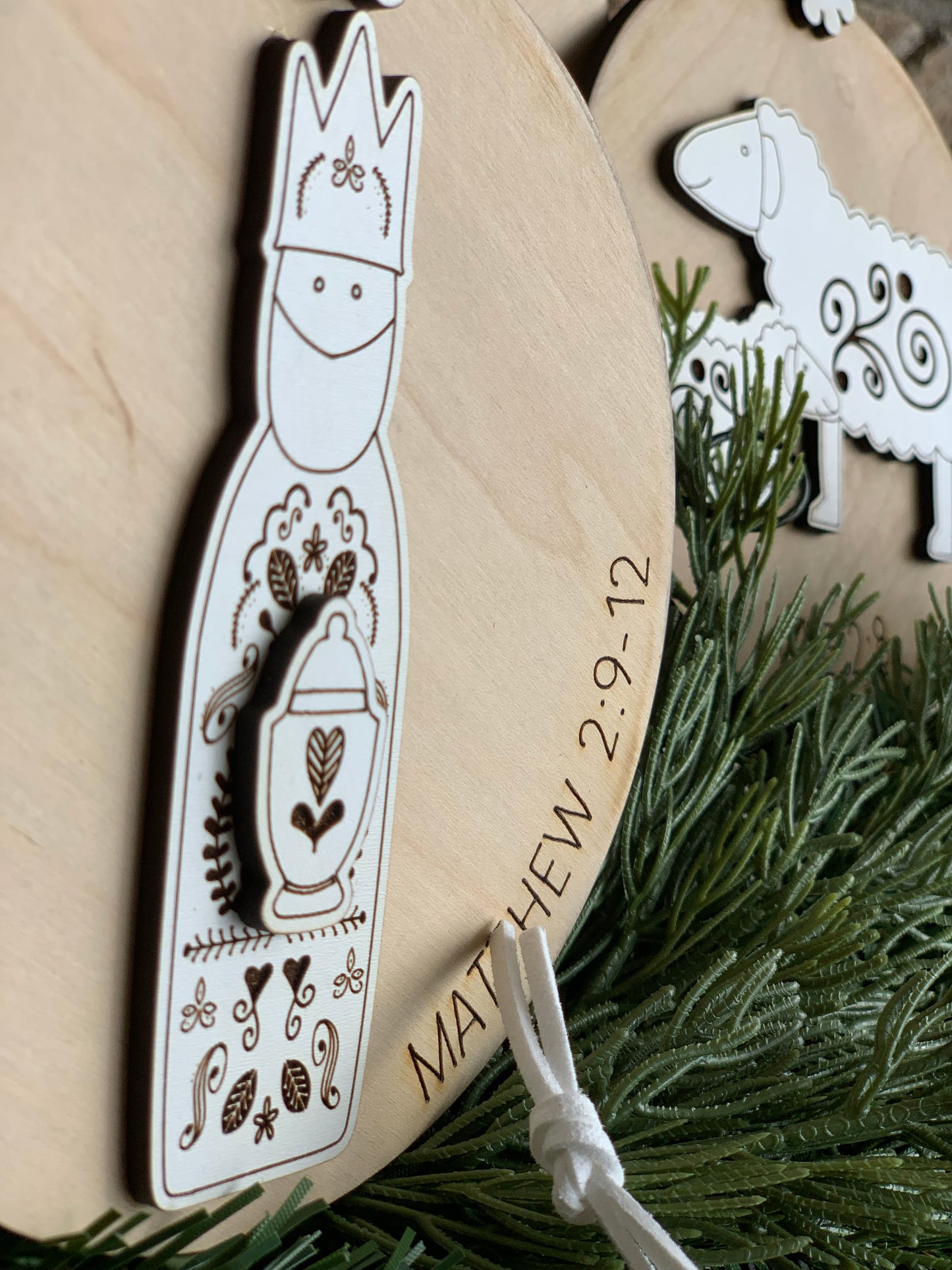 12 Days of Christmas Nativity Ornaments