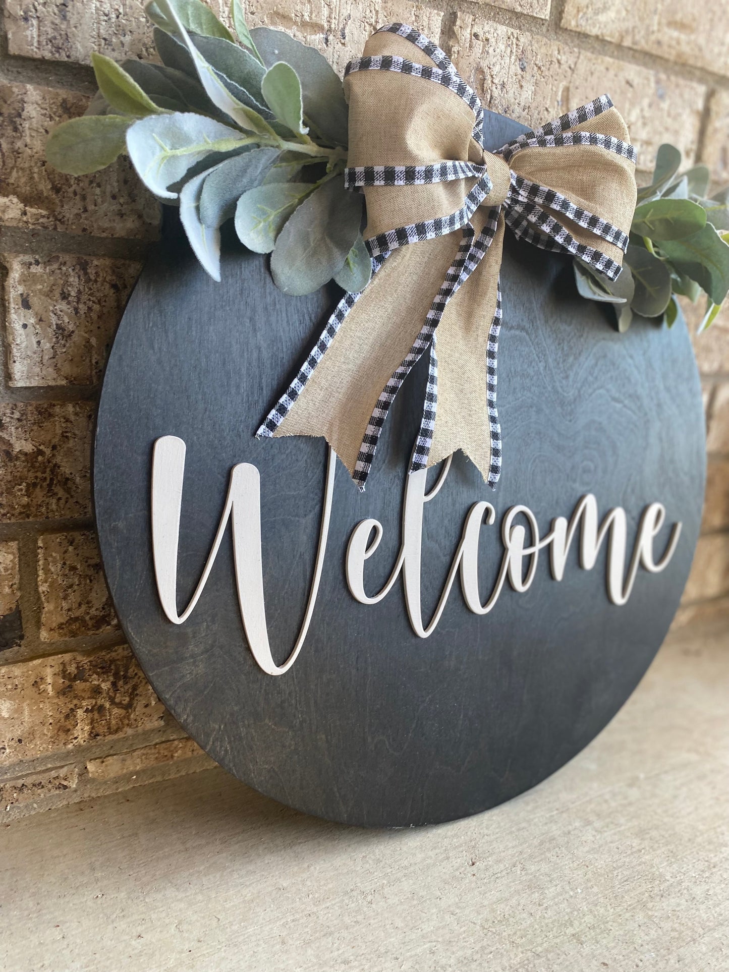 Welcome - Wood Sign