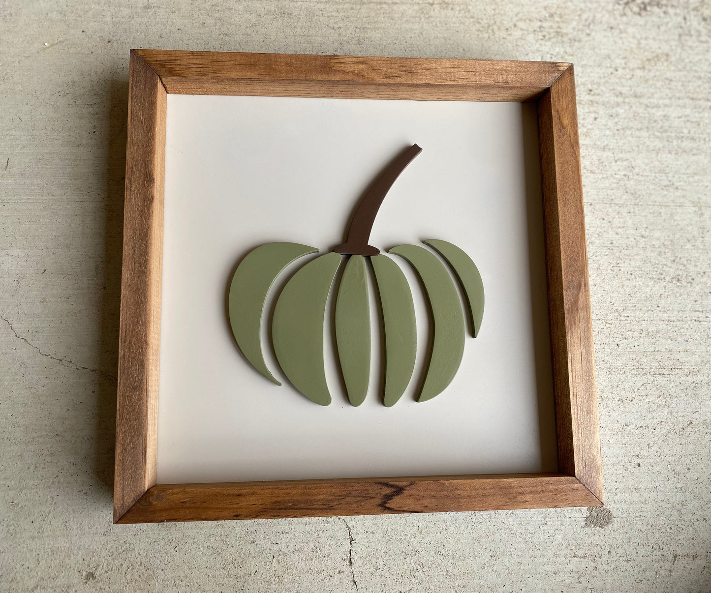 Fall Pumpkin Wood Sign