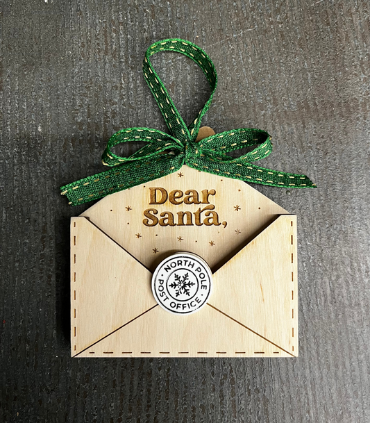 Dear Santa Letter Holder Ornament