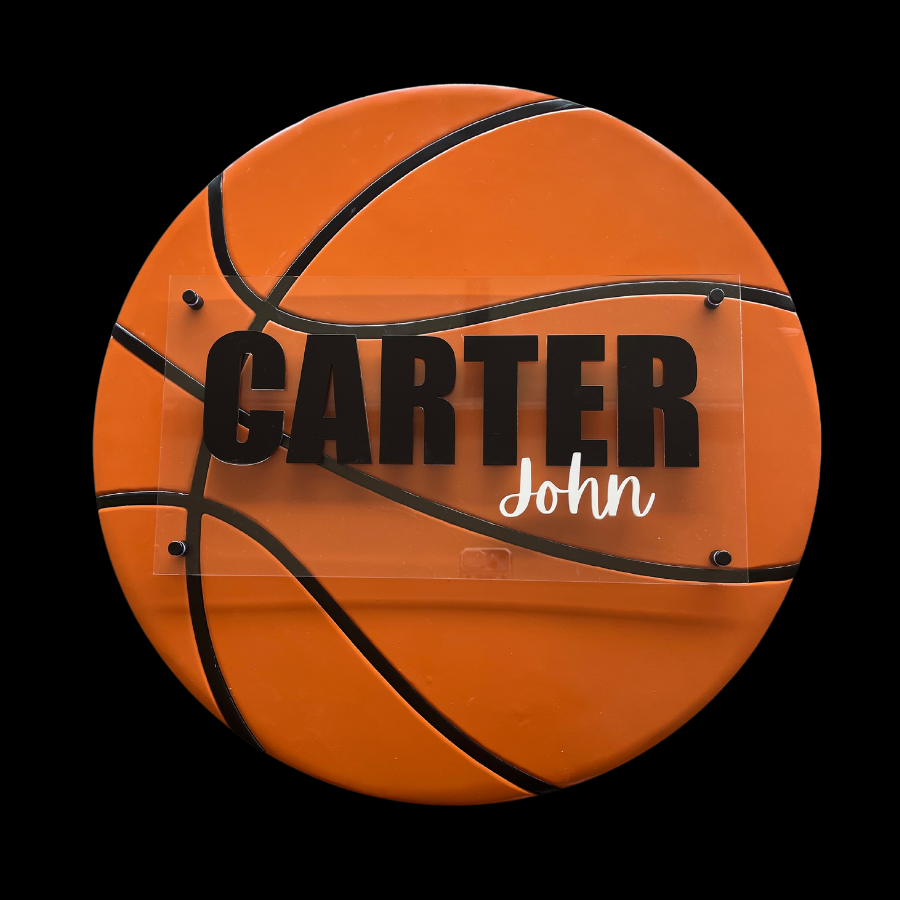 Camden Basketball Nursery Sign