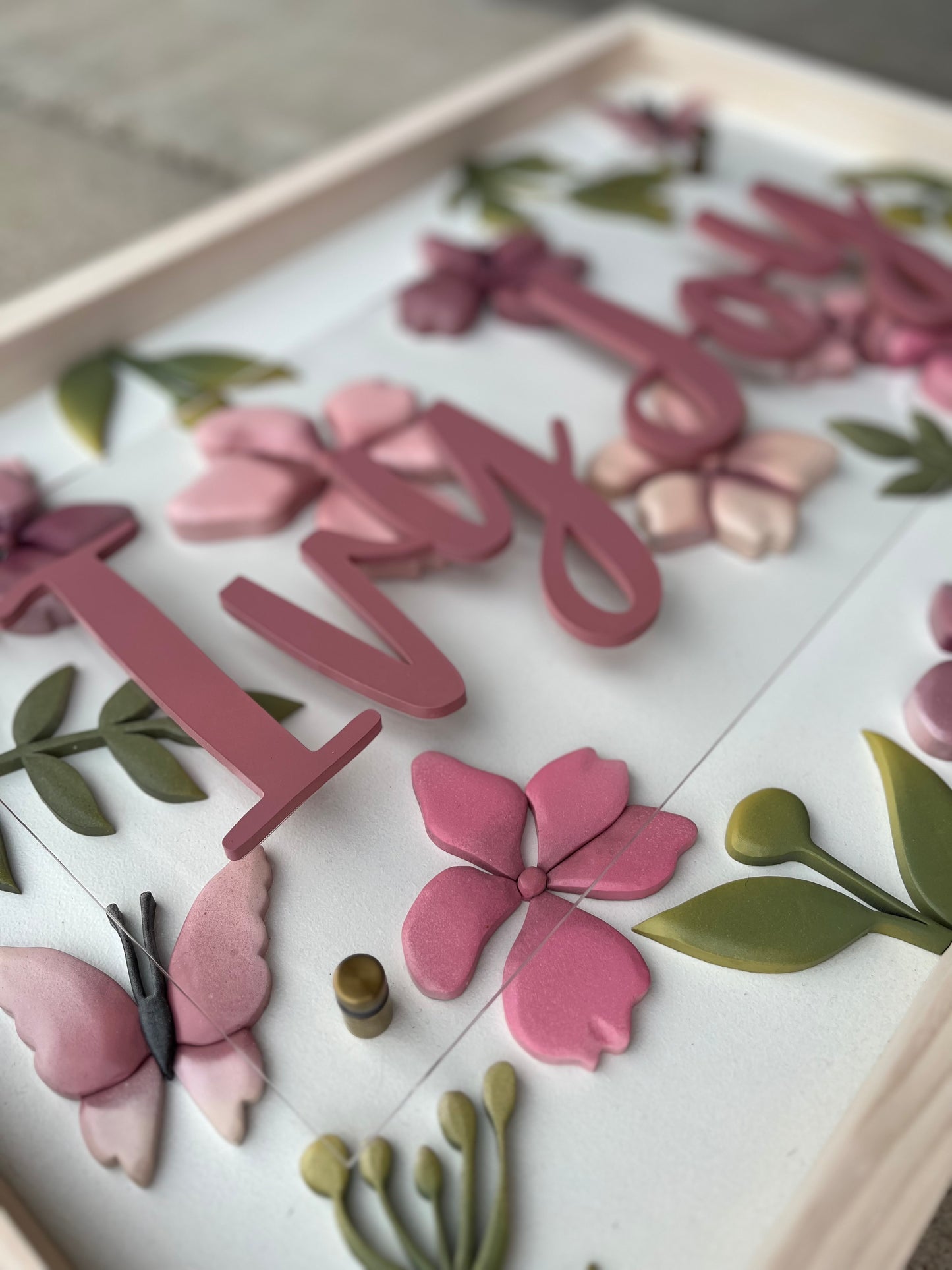 Ivy Joy Floral Nursery Sign - Wood Sign