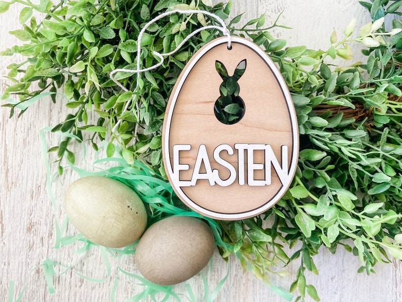 Personalized Easter Name Tags - Egg