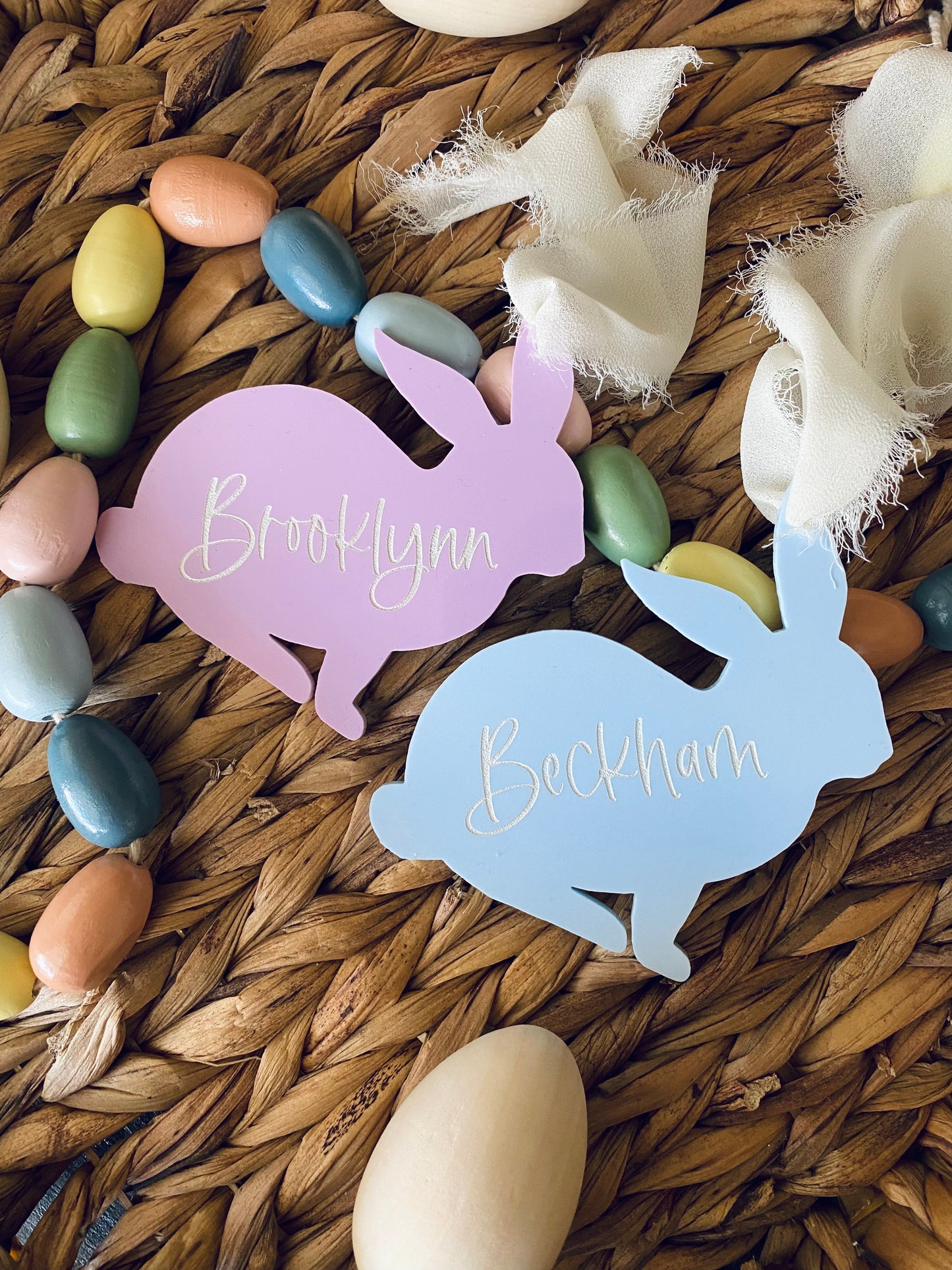 Personalized Easter Name Tags - Bunny