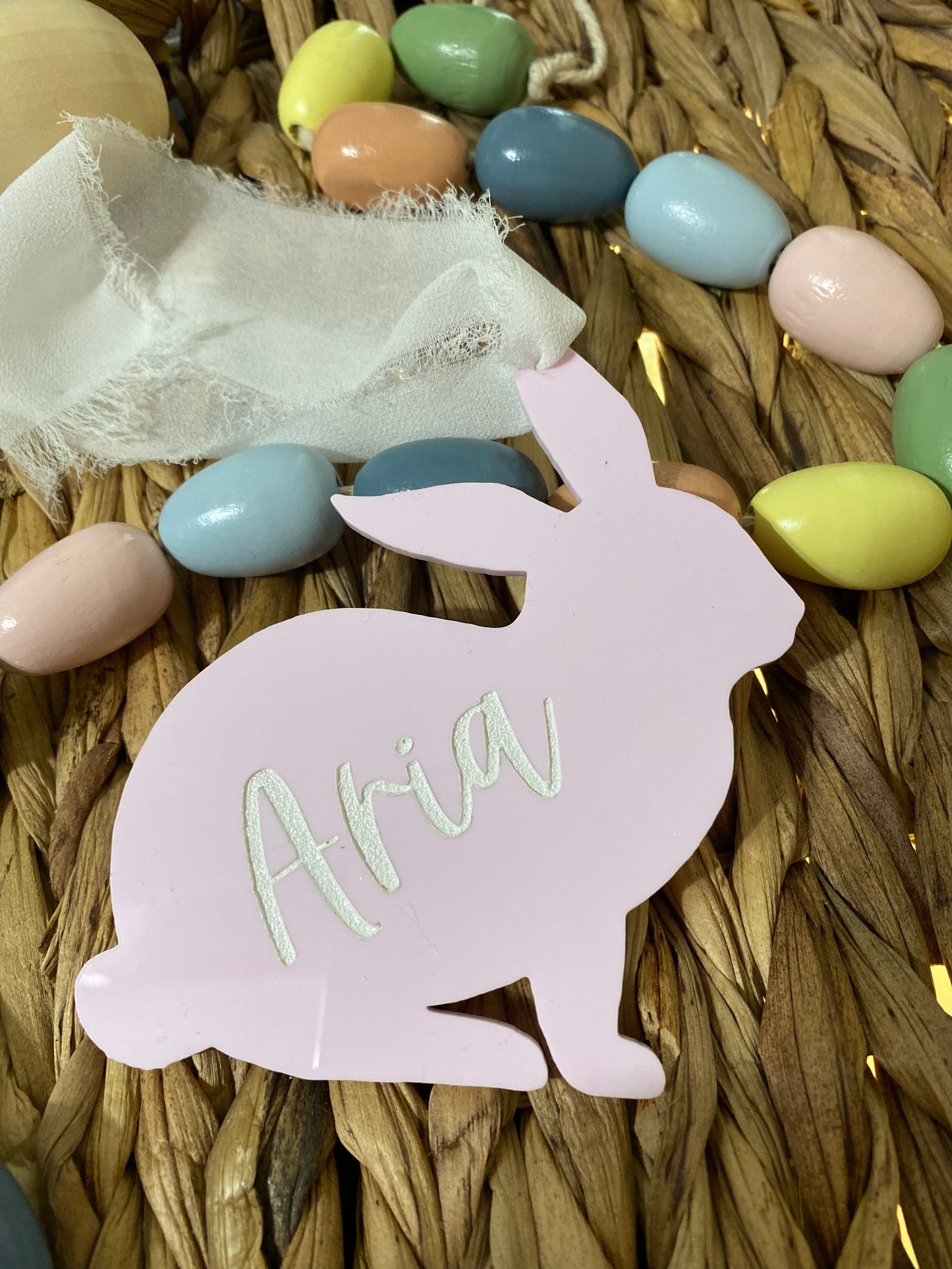 Personalized Easter Name Tags - Bunny