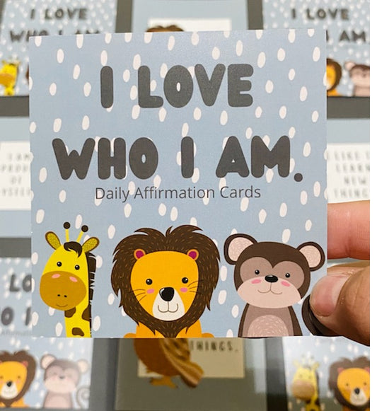 Daily Affirmation Cards for Children Version I