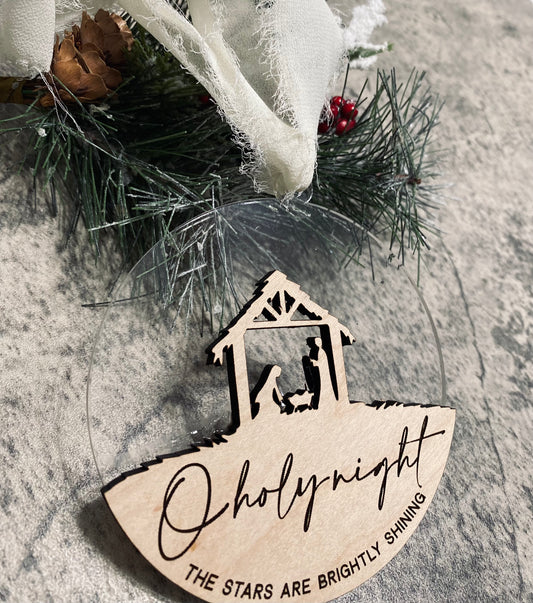 O Holy Night Christmas Ornament